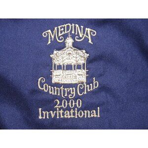 Vintage Y2K Medinah Country Club 2000 Invitational Golf Wind Gorpcore Vest Sz XL